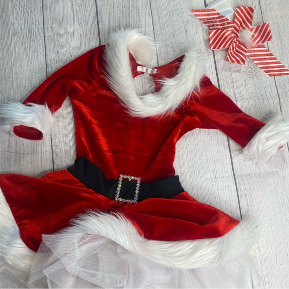 Christmas Santa Dance costume child small - Picture 8 of 15
